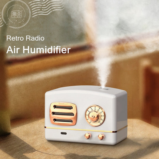 Retro Radio Mini Portable Mist Maker Fogger Diffuser